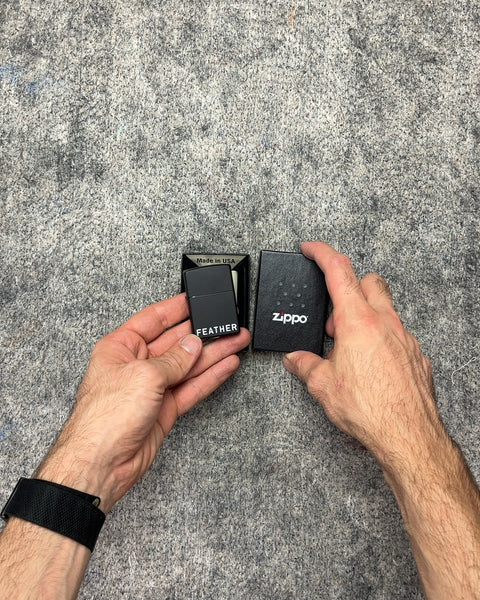 Brand New Zippo Lighter Branded Feather