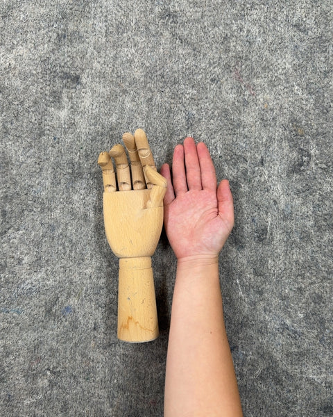 Wooden Articulated Hand Model