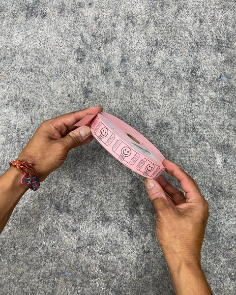 Tactical Smile Pink Raffle Tickets Roll