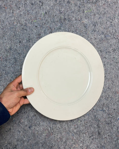 Homer Laughlin Round Serving Plate, 12"