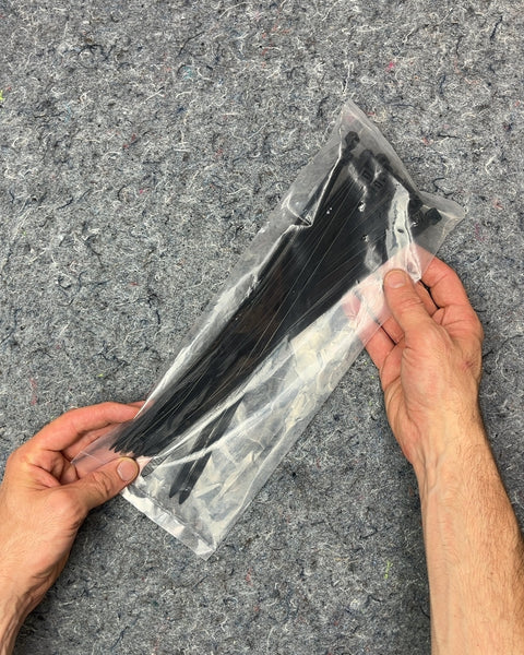 More Serious Black Cable Zip Ties