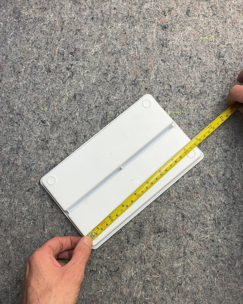 White Two-Compartment Tray, 5x9"