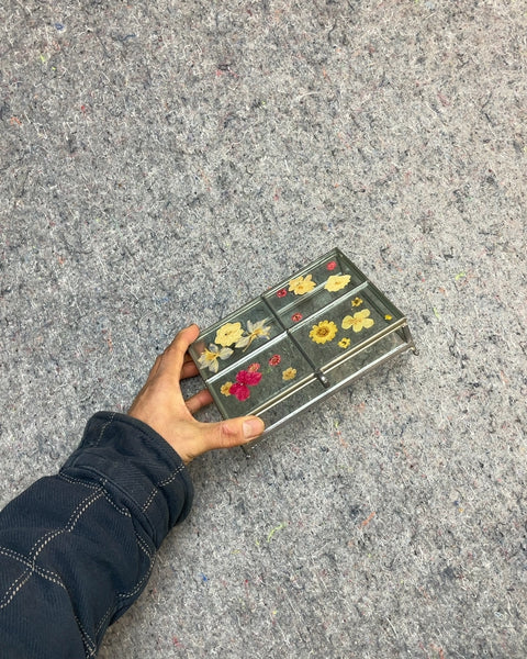 Pressed Flower Glass Box