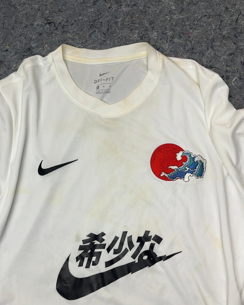 Nike x The Concept Club Swoosh Kanji Jersey With A Couple Stains You Should Be Able To Wash, Size XL