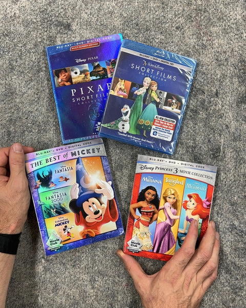 Disney & Pixar Movie Collections Blu-Ray DVDs