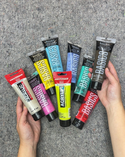 Liquitex and Amsterdam Acrylic Paints