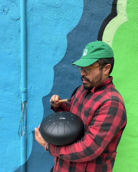 Dope Moukey Steel Tongue Drum With Carry Case