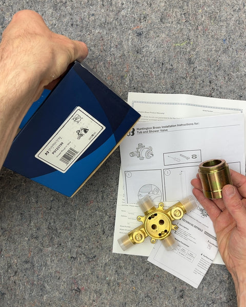 Huntington Brass P0123199 Shower Rough-in Valve