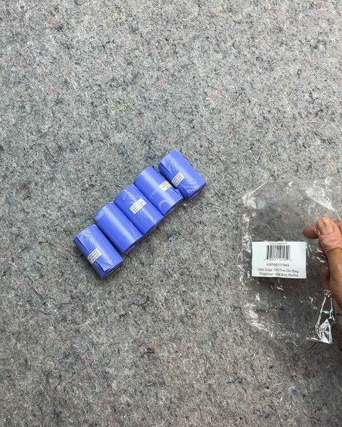 Ubbi Sage On-The-Go Bag Dispenser and Bag Refills