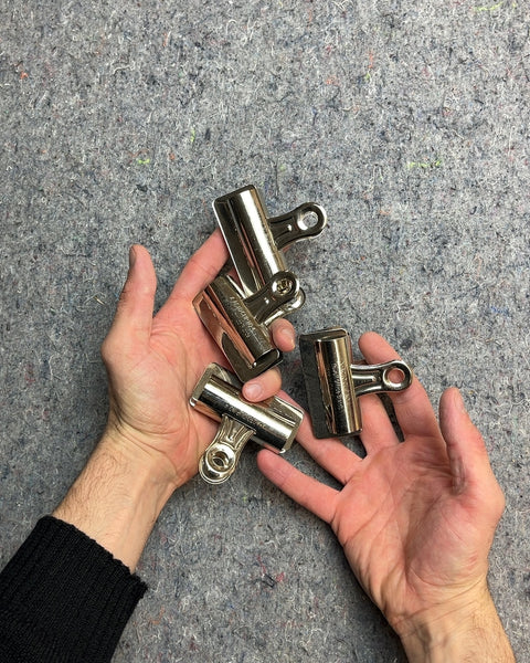 Silver Binder Clips