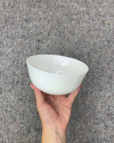 White Ceramic Dinner Bowl