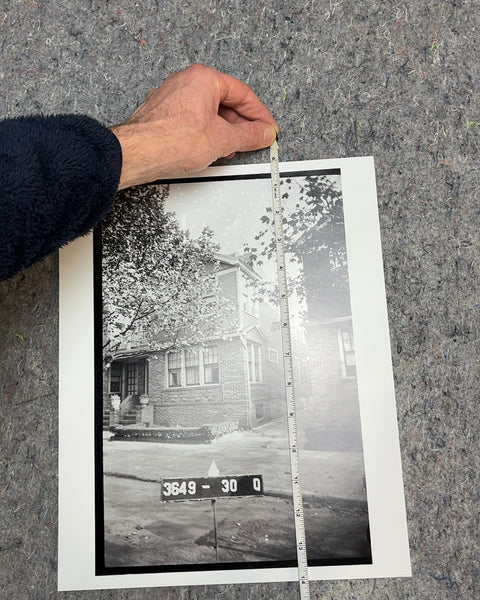 Pretty Black and White House Photo Print, 11x14"