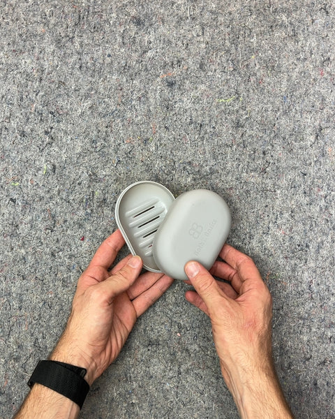 Gray Travel Soap Dish