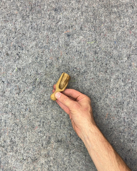 Small Wooden Scoop For Your Salt