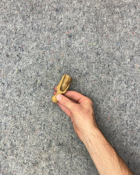 Small Wooden Scoop For Your Salt