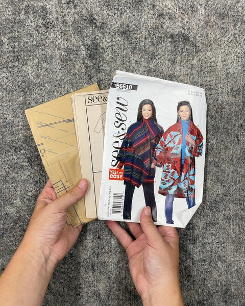 See & Sew B6510 Misses' Easy Wrap Sweater Pattern