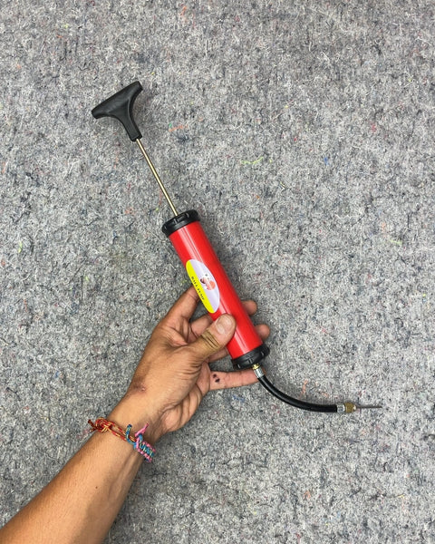 Red Handheld Ball Pump
