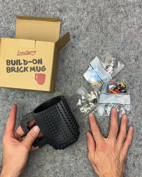 Fun Lumsbarry Build-On Brick Mug