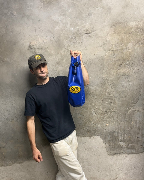 Blue Waterproof Diving Dry Bag With Rock Inside