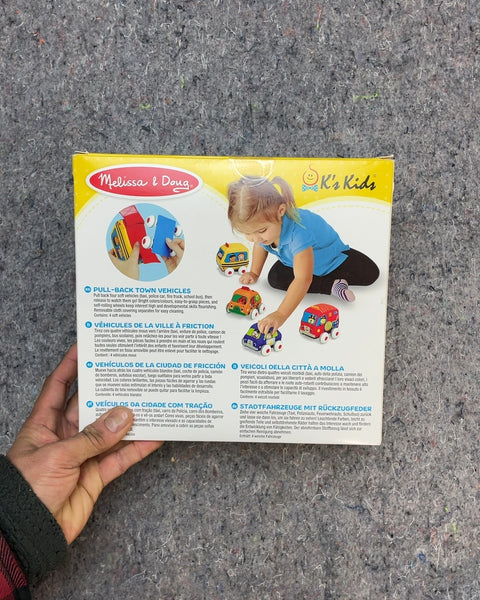 Melissa & Doug Pull-Back Town Vehicles