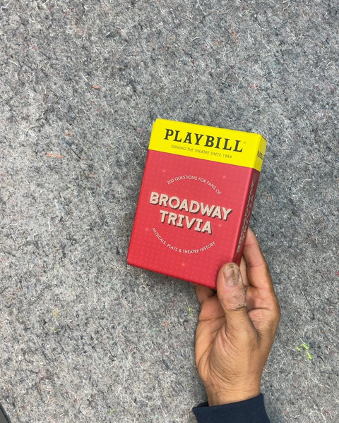 Playbill Broadway Trivia Game