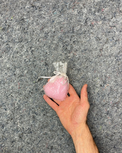 Pink Heart Shaped Rose Scented Soap
