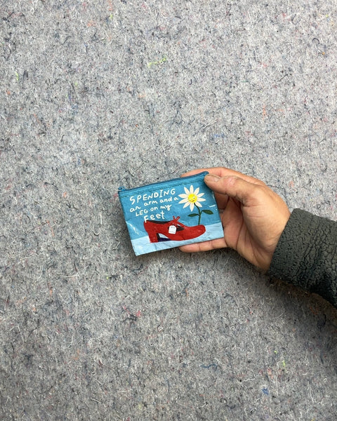 Spending an Arm and a Leg on My Feet Coin Purse