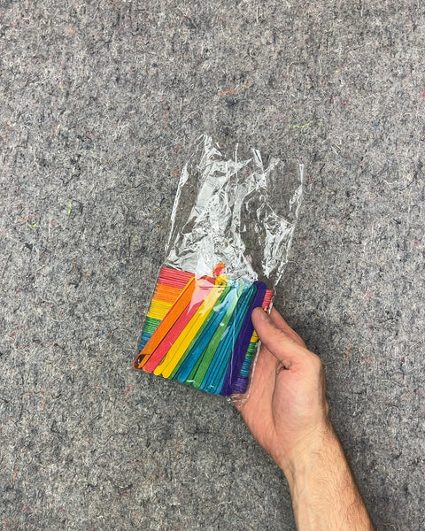 Rainbow Craft Sticks