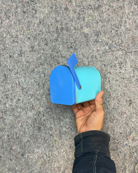 Miniature Mailbox, Blue