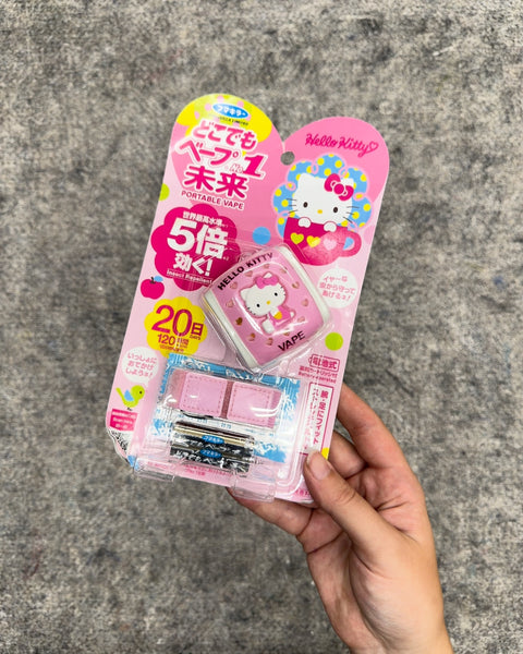 Fumakilla Hello Kitty Dokodemo Vape No. 1 Portable Insect Repellent