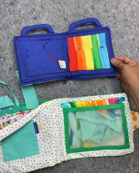 Lovevery Rainbow Fabric Kids Activity Books