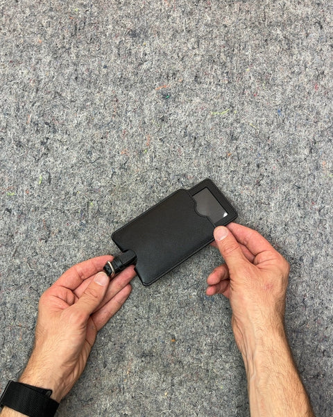 Sexy Black Luggage Tag with ID Window