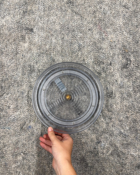 Clear Plastic Lazy Susan Turntable, 9 in