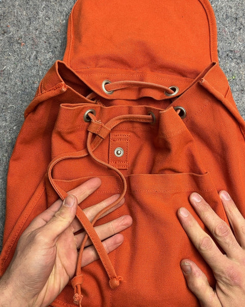 Baggu Drawstring Backpack in Sienna Color