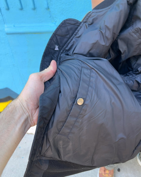 Carhartt Black Bomber Jacket, Size S
