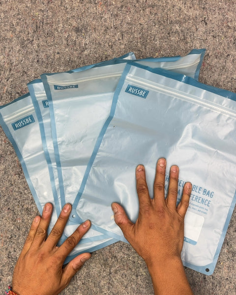 Russbe Reusable Storage Bags, 4 Pack
