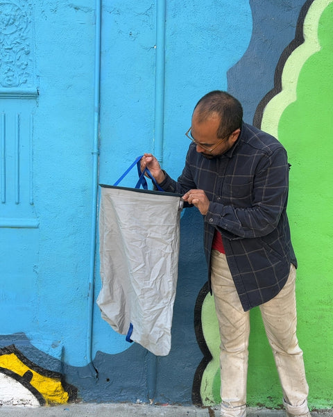 Another Joseph Joseph Laundry Bag with Blue Handles