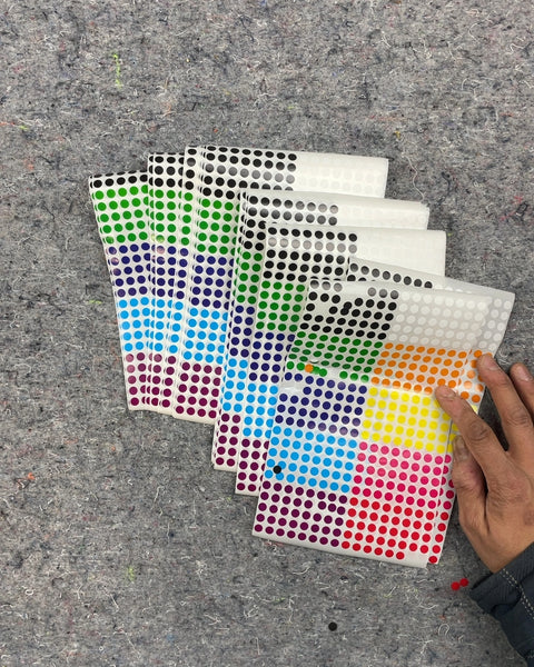 Dot Sticker Sheets, Set of 5