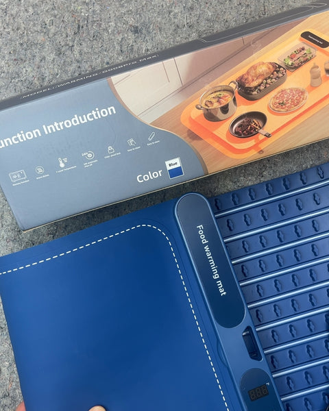 Like New Blue Silicone Food Warming Mat