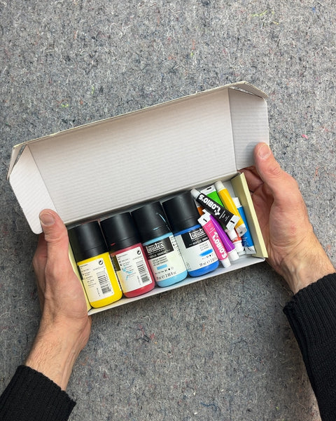 Tobie's Watercolor Set and Primary Color Acrylic Paint