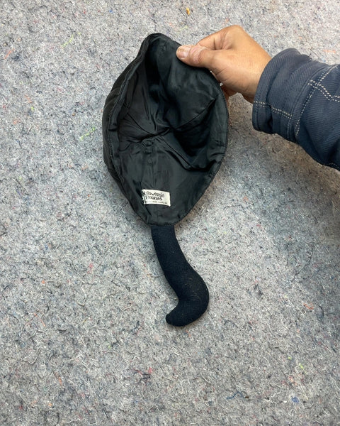 Black Cat Hat with Tail