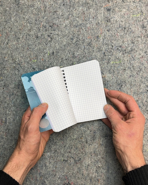 Small Blue Spiral Notebook To Write All Your Secret