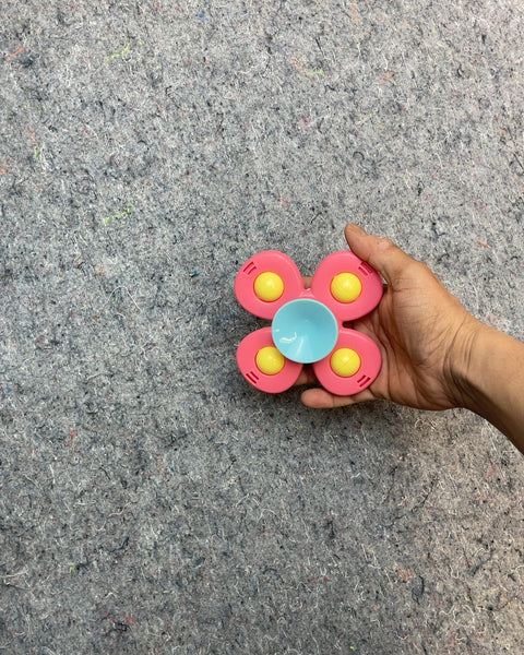 Pink Butterfly Flower Fidget Spinner