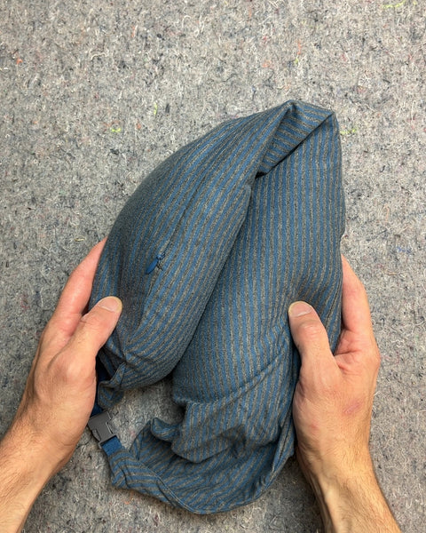 Blue Striped Travel Neck Pillow