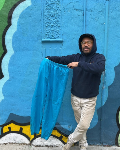 Vintage Nike Blue Athletic Pants, Size L