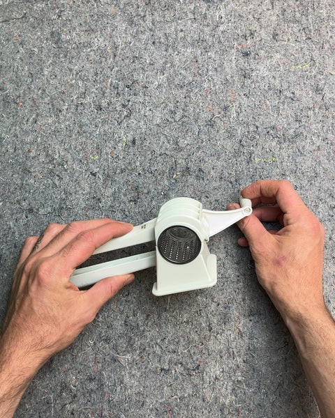 White Rotary Grater