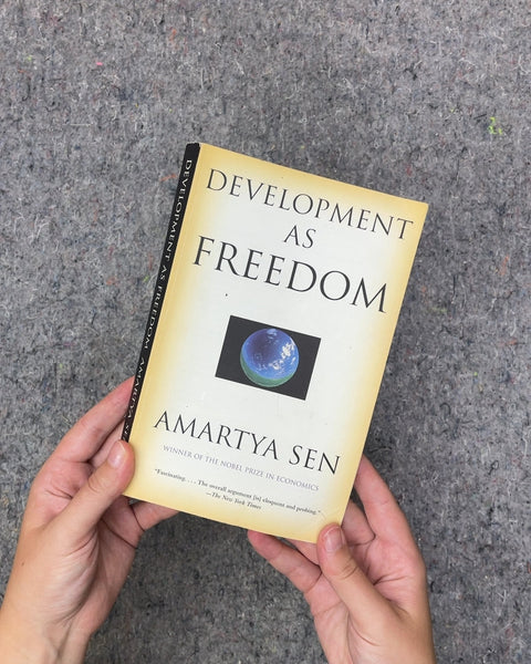 Development as Freedom by Amartya Sen
