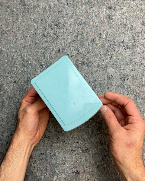 Small Teal Plastic Storage Drawers