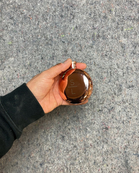 Round Copper Flask