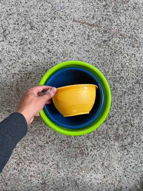 Colorful Bowls of 3 Sizes
